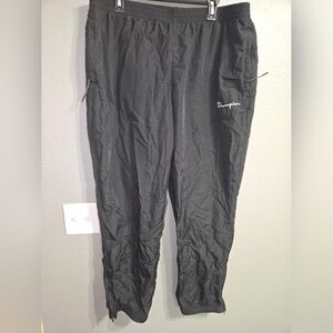 Champion 100% Nylon Black Pants Size XXL